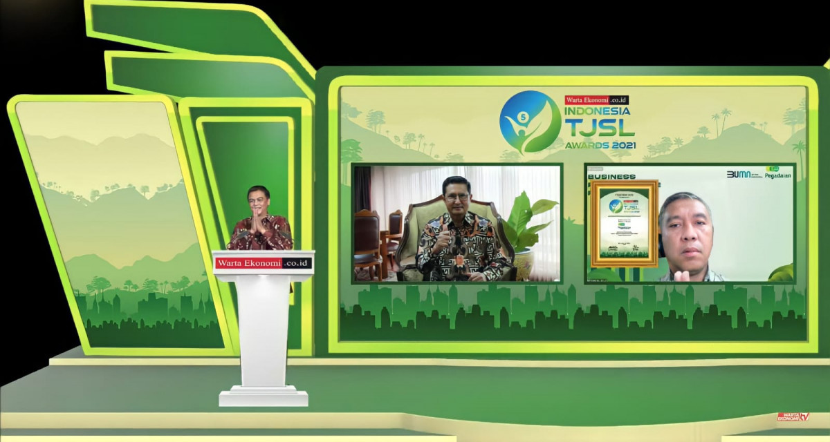 Pegadaian Raih Penghargaan Best TJSL 2021