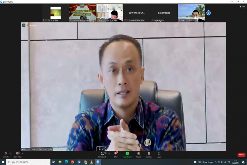 Dukcapil Koordinasikan Penyiapan Data Awal Kemiskinan Ekstrem di Tujuh Provinsi