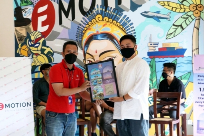 Tembus 1,5 juta keping, E-Motion Diganjar Penghargaan Dari JMSI