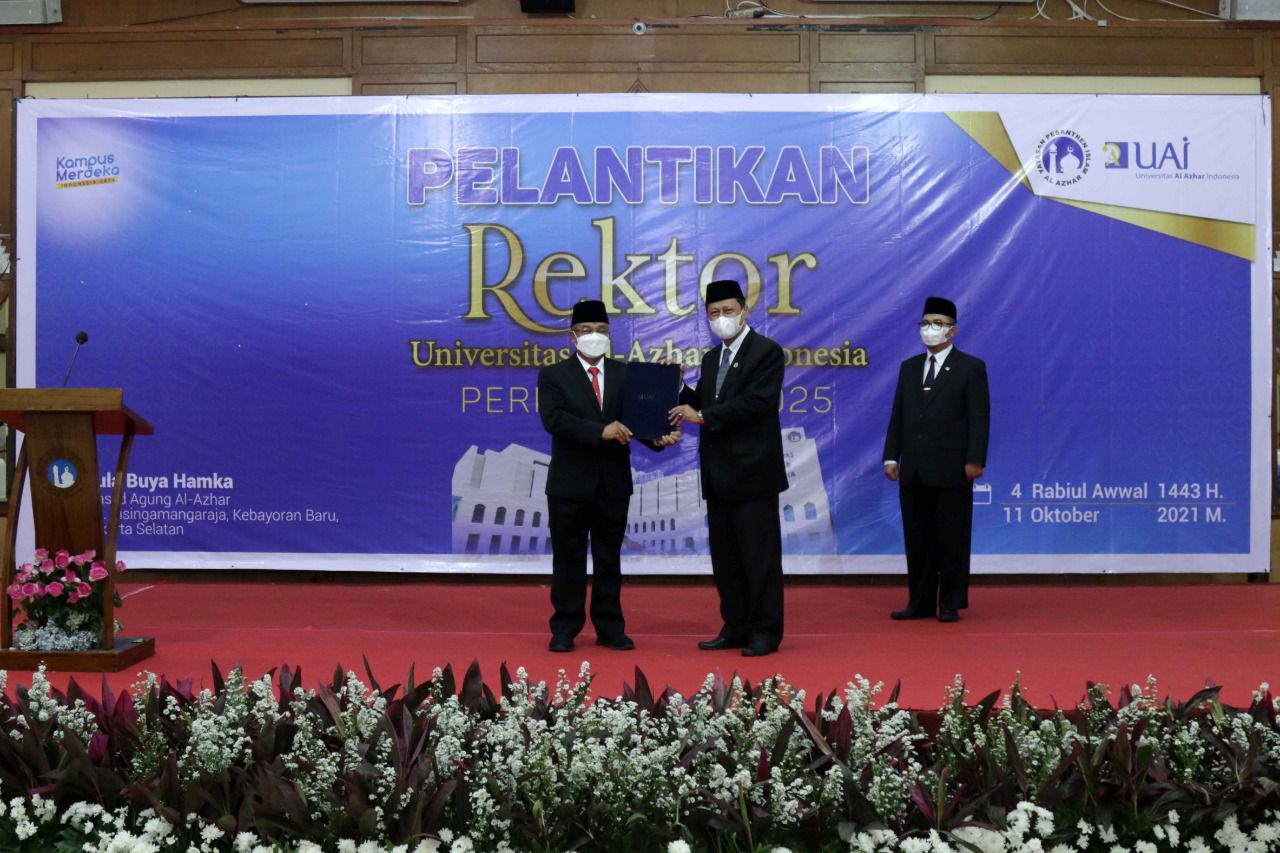 Al Azhar Resmi Melantik Prof. Dr. Ir. Asep Saefuddin, M.Sc Sebagai Rektor UAI