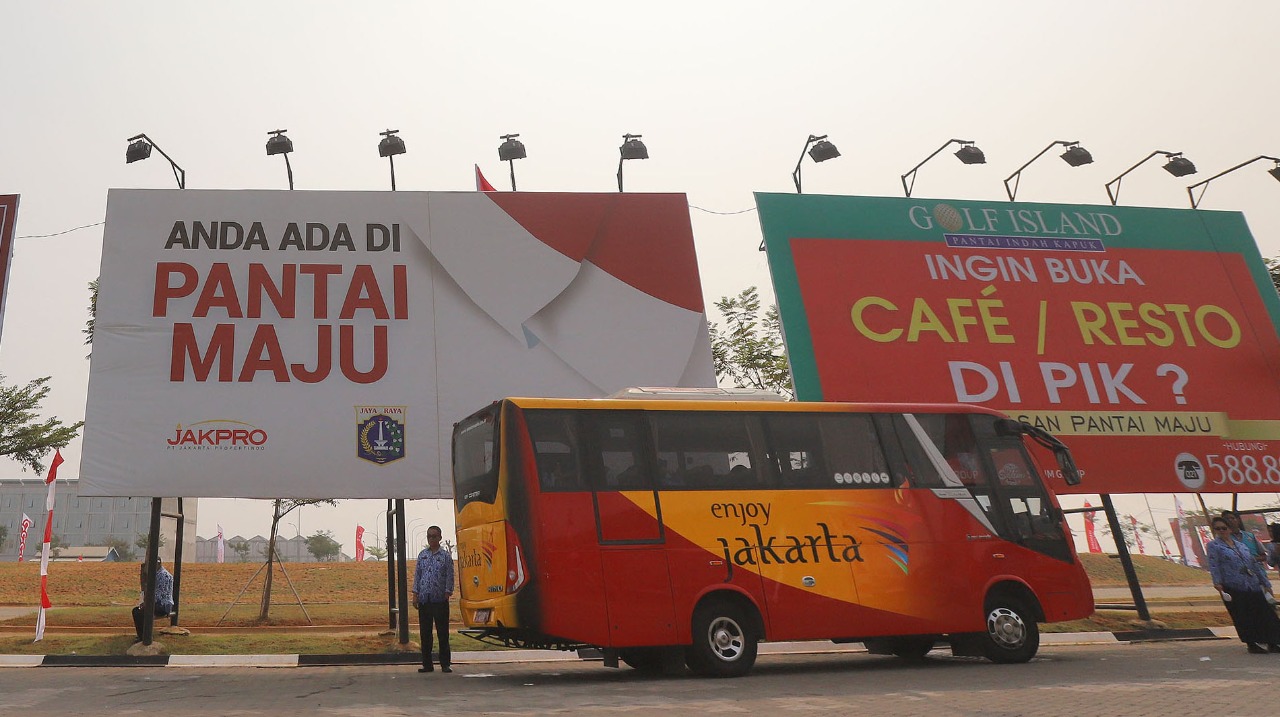 Bus TJ Layani Rute Sampai Pantai Maju