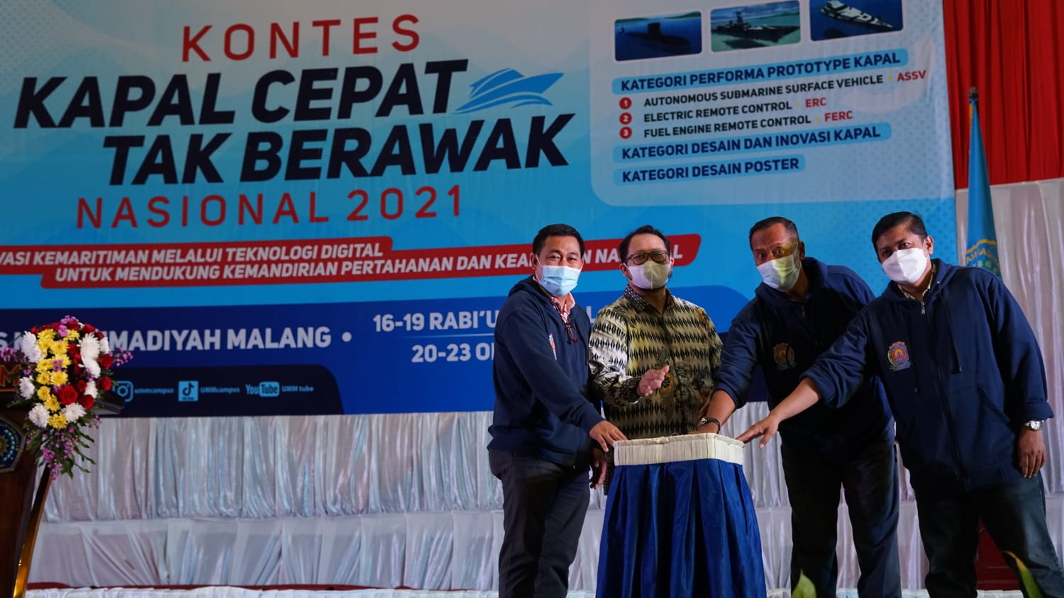 Kontes Kapal Cepat Tak Berawak Nasional (KKCTBN) tahun 2021 Resmi Dibuka
