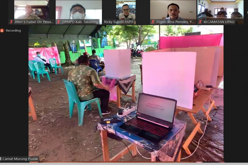 Tiga Desa di Kabupaten Tabalong Gelar Pilkades dengan Metode E-Voting
