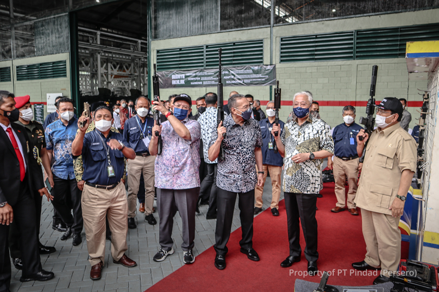 Perdana Menteri Malaysia Kunjungi Pindad Bersama Menhan RI