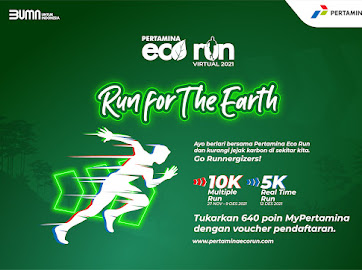 Pertamina Eco Run 2021 Kembali Digelar Secara Virtual