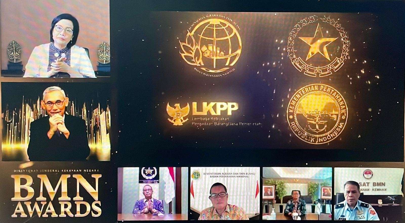 LKPP Raih Penghargaan BMN Awards Kategori “Peer Collaboration”