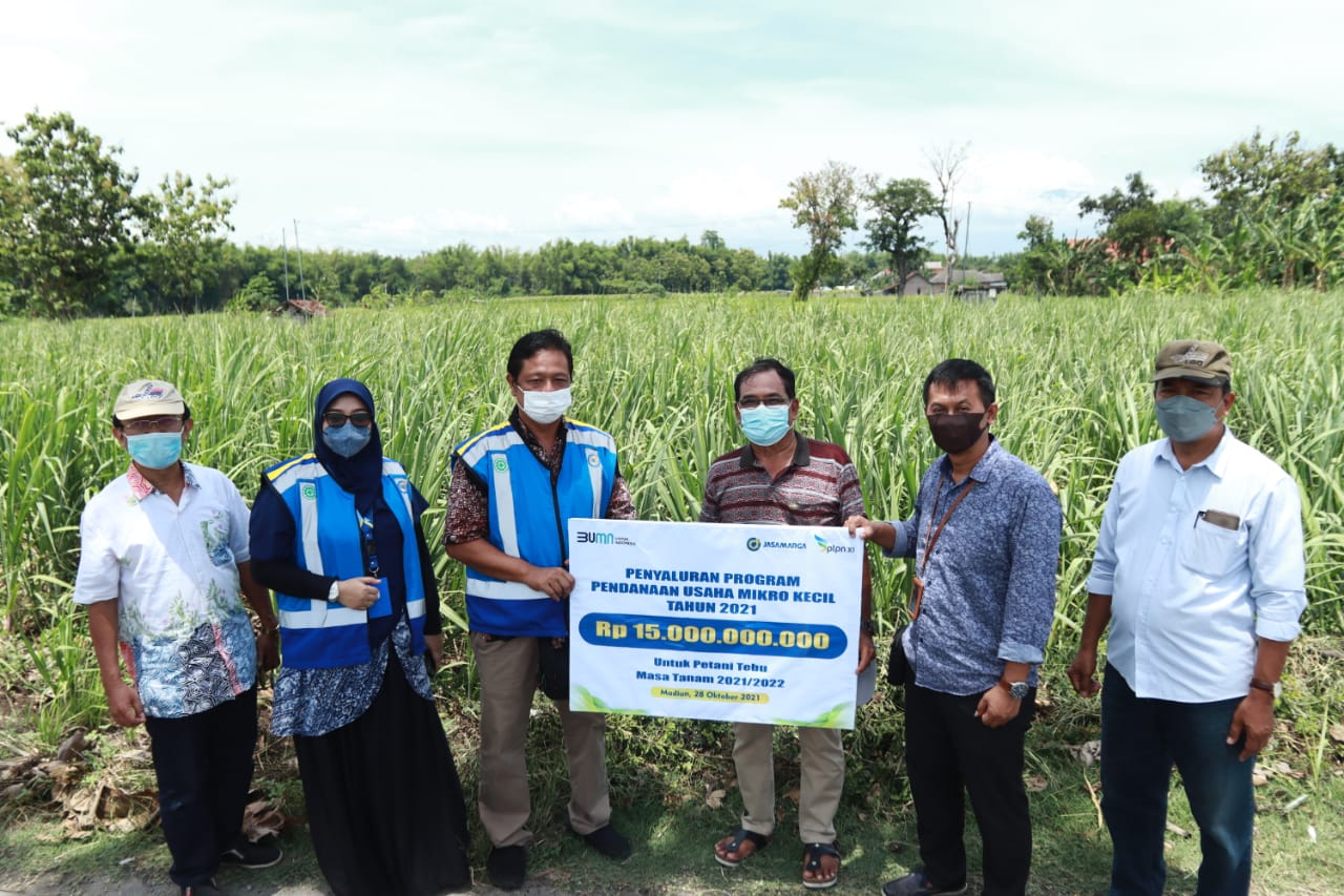 Jasa Marga Salurkan Bantuan Rp 40 Miliar Untuk Petani Tebu di Madiun dan Jombang melalui PTPN X dan PTPN XI