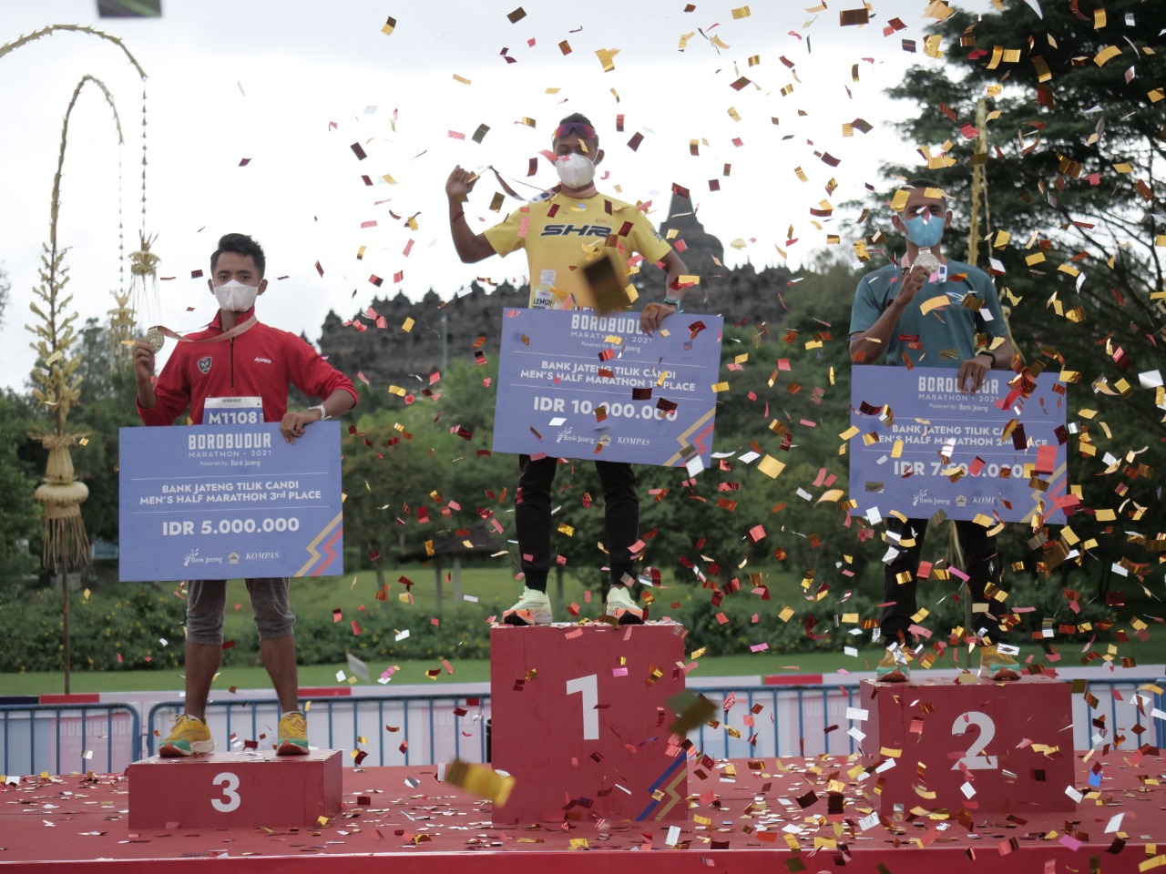 Borobudur Marathon 2021 Powered By Bank kembali menyatukan event secara virtual dan offline