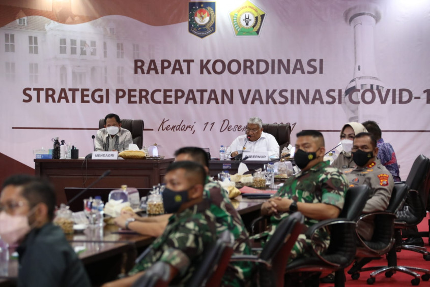 Mendagri Terus Upayakan Percepatan Vaksinasi Covid-19