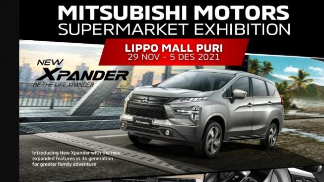 Mitsubishi New Xpander dan New Xpander Cross Hadir Di Supermarket Exhibition Lippo Mall Puri