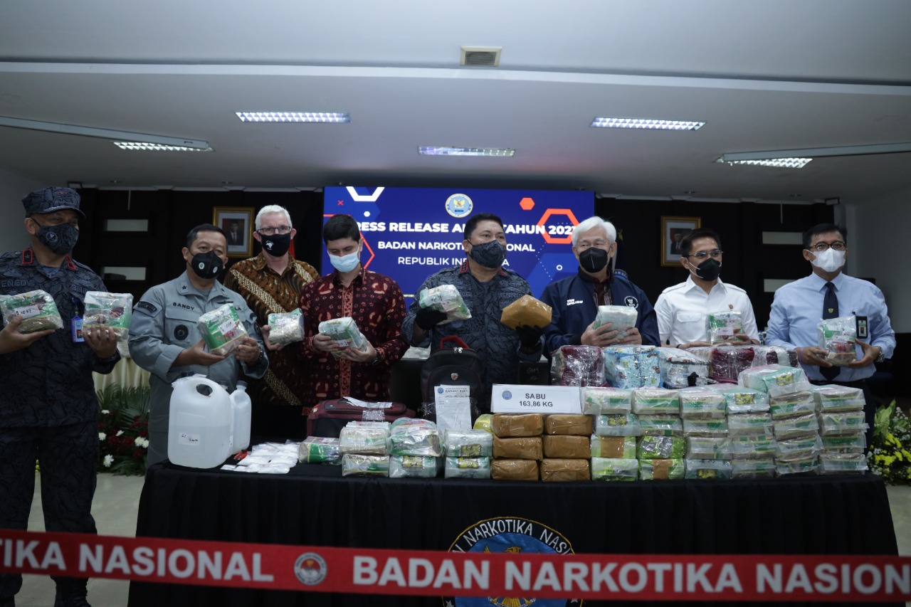 Ungkap 3 Ton Narkotika, BNN RI Gaungkan War On Drugs