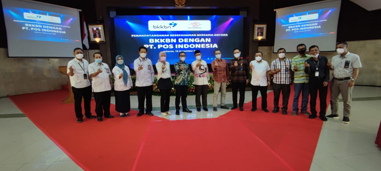 BKKBN Gandeng PT Pos Indonesia Distribusikan Alat Kontrasepsi dan Makanan Bernutrisi