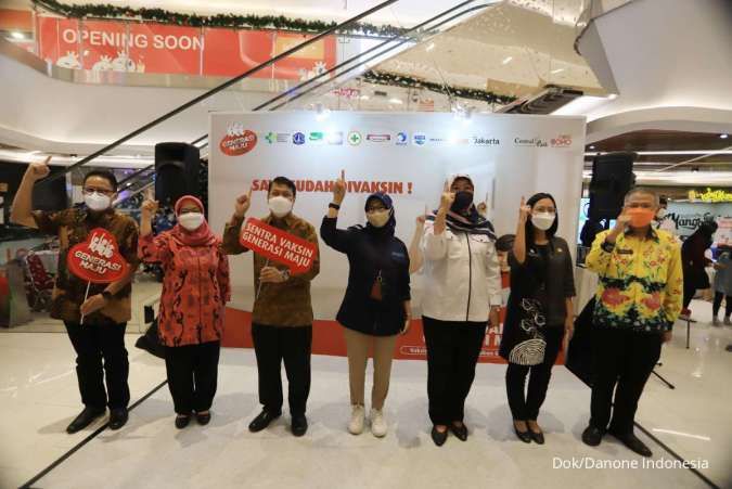 Kolaborasi Danone Indonesia dan Indomaret Hadirkan Sentra Vaksin Generasi Maju