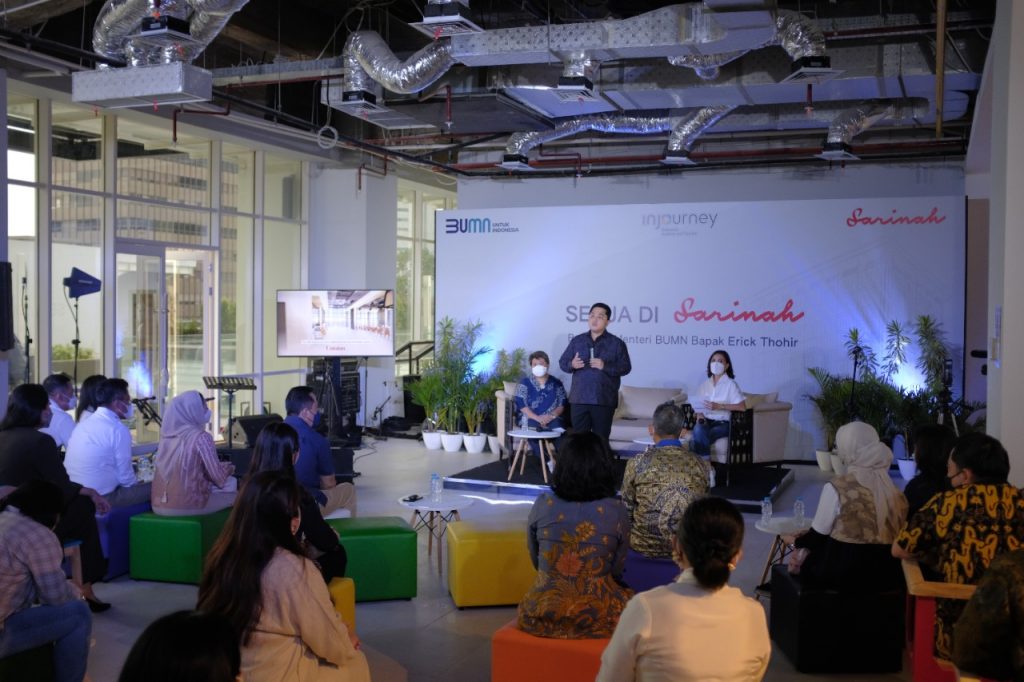 WhatsApp Image 2022 01 20 at 00.18.46 - Bincang-Bincang Senja di Sarinah Bareng Menteri Erick Thohir