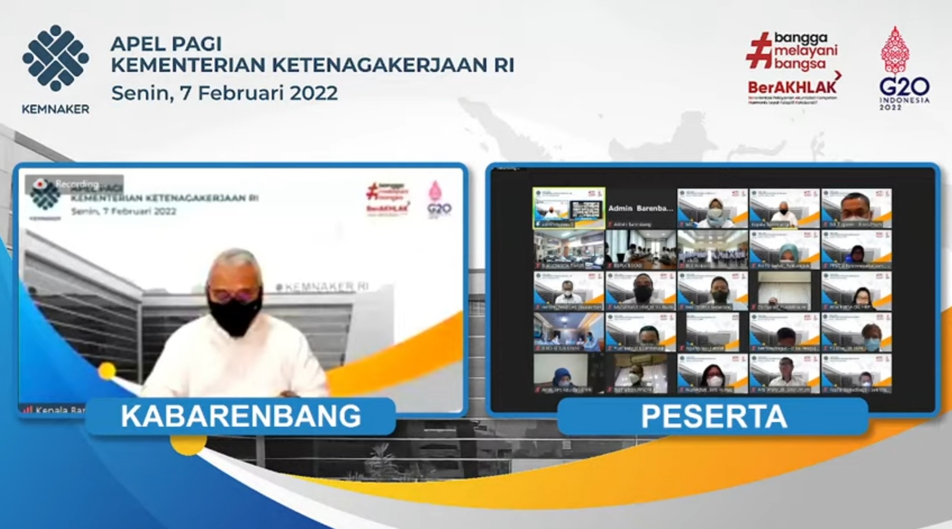 Kemnaker Ogah Covid-19 Menggangu Jalannya Program