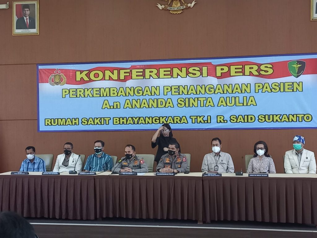 IMG 20220221 WA0033 - Optimalkan Kesembuhan Sinta Aulia, RS Polri Bentuk Tim Berisikan Ahli Dan Pakar