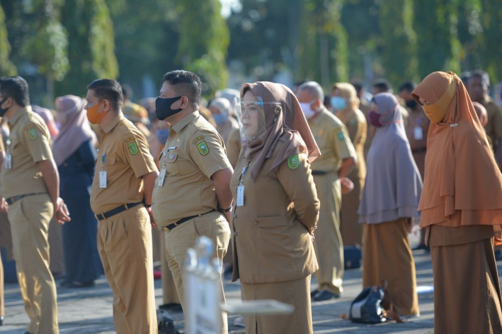 ASN di Daerah PPKM Level 1 WFO 100 Persen