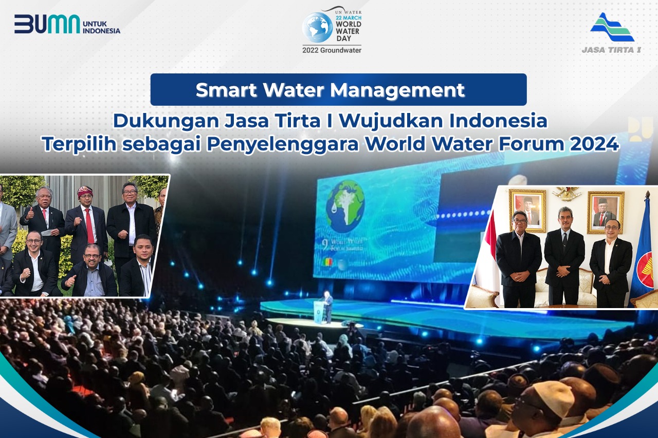 SWM Dukungan Jasa Tirta I Wujudkan Indonesia Tuan Rumah WWF 2024