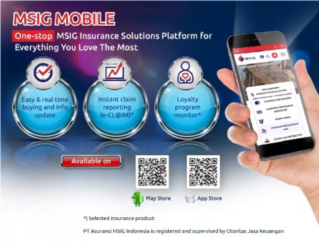 Mudahkan Kebutuhan Asuransi, MSIG Indonesia Hadirkan Aplikasi MSIG Mobile