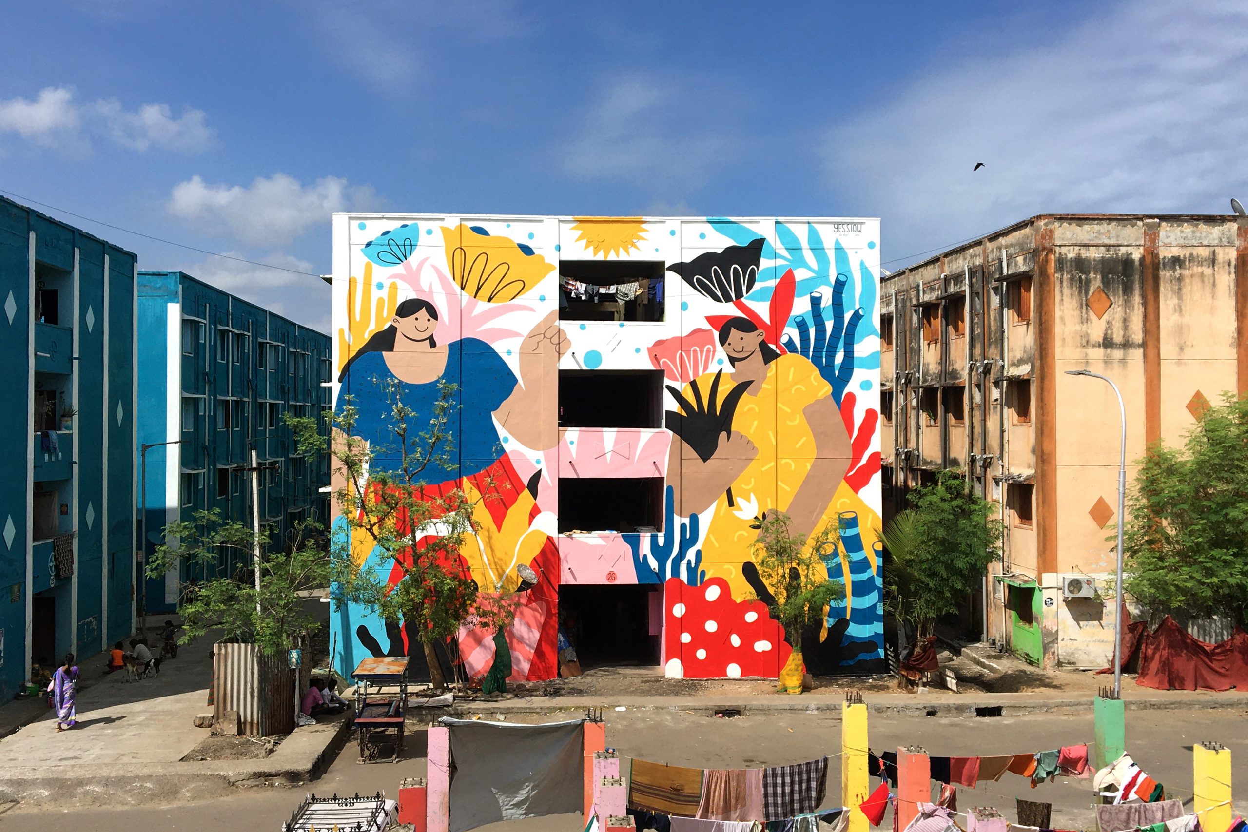 Mural, Seni Menggambar di Dinding Memikat Banyak Orang