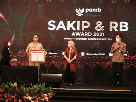 Pertama Kali Dalam Sejarah Pemprov DKI Jakarta Raih Sakip A