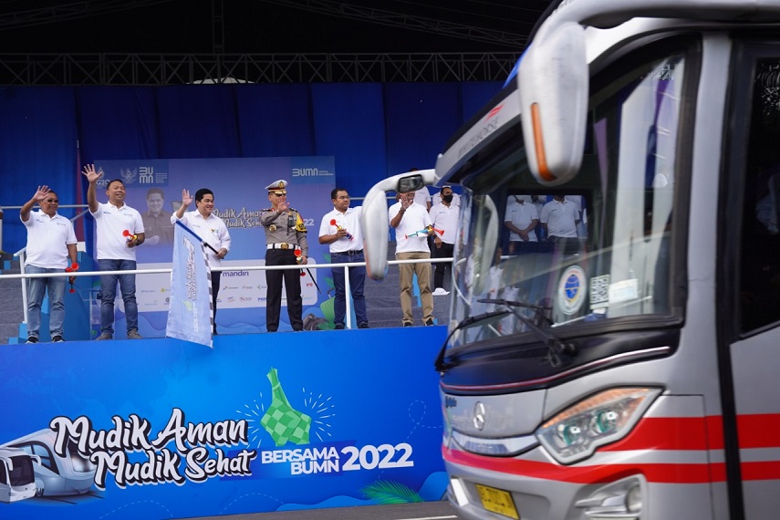 26 BUMN Kompak Antar 40 Ribu Masyarakat Mudik