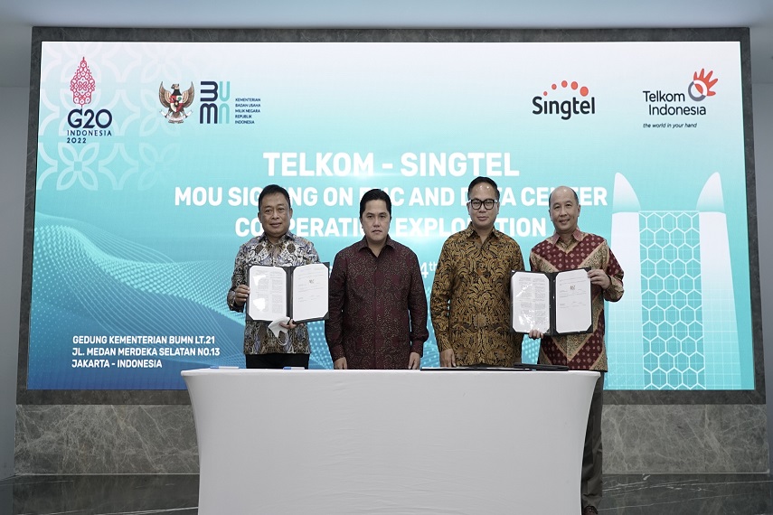 Telkom Perkuat Kemitraan Strategis dengan Singtel