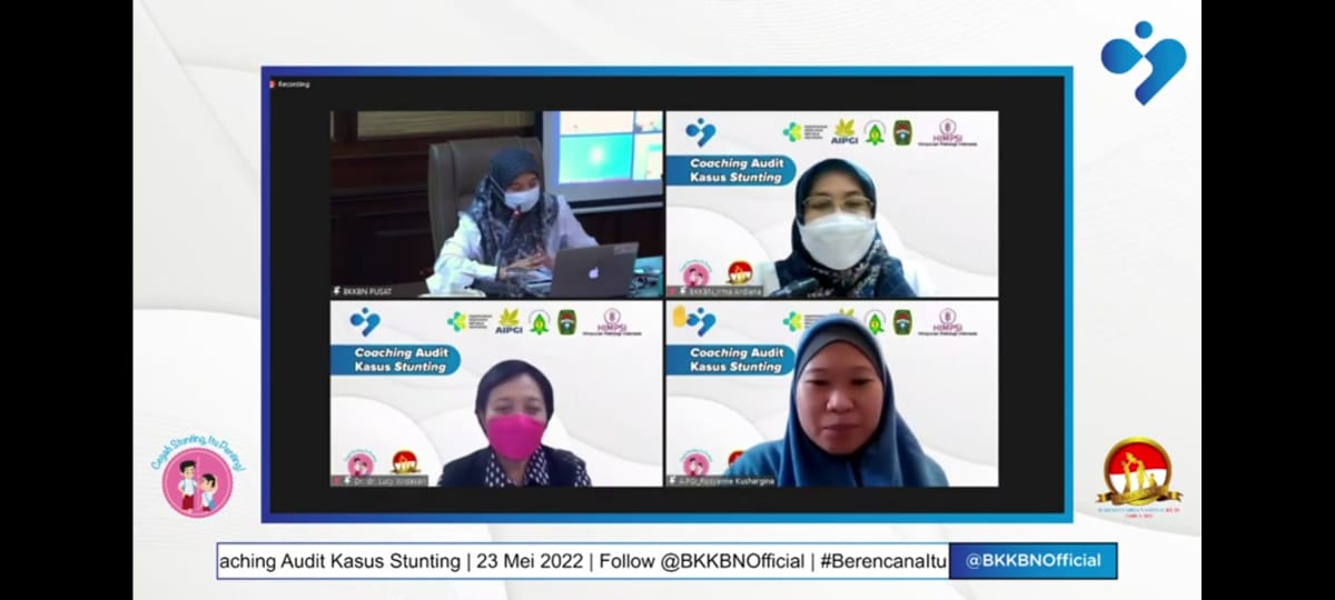 Kejar Percepatan Penurunan Stunting, BKKBN Lakukan Coaching Audit Kasus Stunting Untuk 3 (Tiga) Wilayah Regional