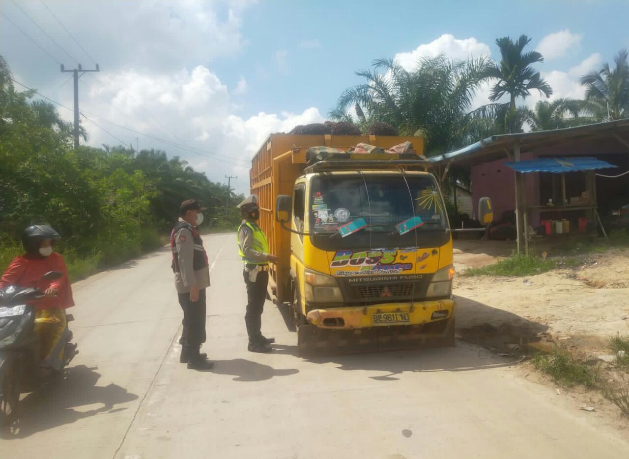 Langgar Jam Operasional, 5 Sopir Batubara Ini Di Tilang Polisi