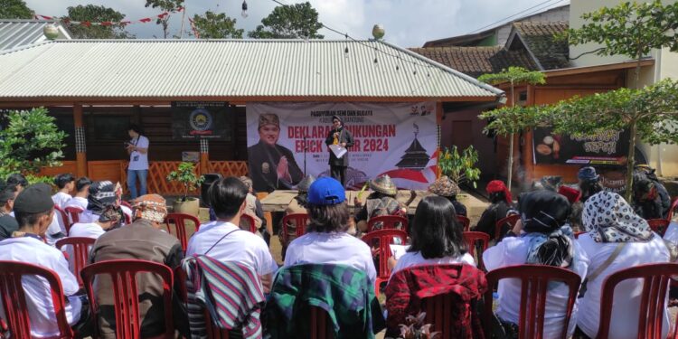 Milenial dan Paguyuban Seni, Relawan Balad Erick Thohir Bandung Timur Deklarasikan Dukungan Erick Thohir Maju di Pilpres 2024