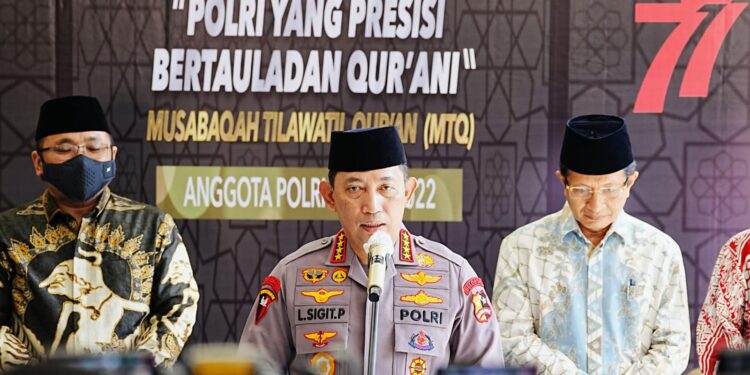 Anugerah MTQ Polri, Kapolri Berharap Terbentuknya SDM Unggul Berakhlak yang Diharapkan Masyarakat 1 Kapolri
