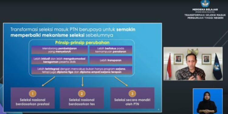 Luncurkan Merdeka Belajar Episode 22, Mendikbud Dorong Transformasi Seleksi Masuk PTN Berkeadilan 1 Mendikbud