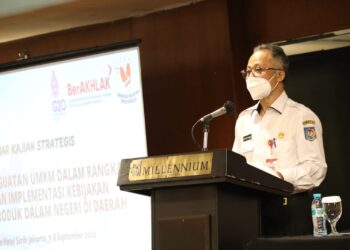 Kepala BSKDN Kemendagri Dorong Percepatan P3DN dan Produk UMKM Untuk Mewujudkan Indonesia Emas 2045