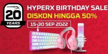 HyperX Tawarkan Promo Spesial Perlengkapan Gaming di Ultah ke-20