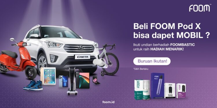 FOOM Hadirkan Undian Berhadiah Dengan Total Ratusan Juta Rupiah 1 Foom