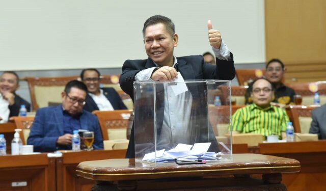 DPR RI Resmi Pilih Johanis Tanak Sebagai Pimpinan KPK 1 Pimpinan KPK