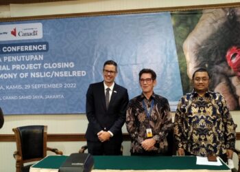 Dubes Kanada untuk Indonesia dan Sekretaris Kementerian PPN/Bappenas Umumkan Penutupan dan Diseminasi Proyek NSLIC/NSELRED