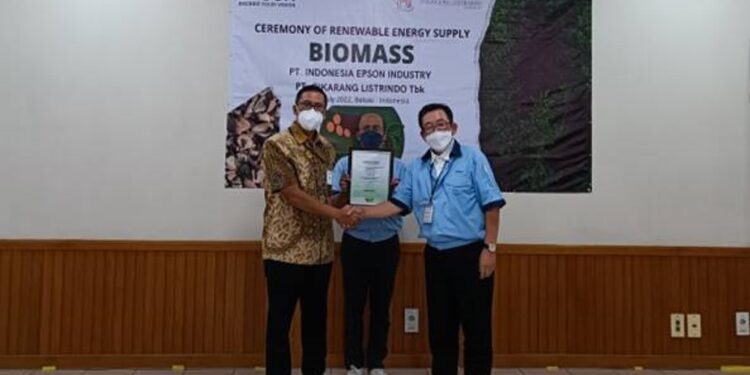 Pabrik Printer Epson Gunakan Biomassa Sebagai Energi Listrik Terbarukan