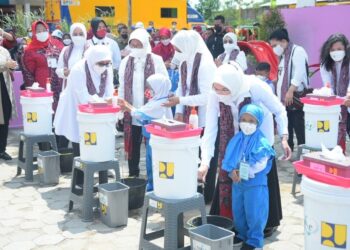 Kementerian PUPR dan OASE KIM Sosialisasikan Gerakan Cuci Tangan Pakai Sabun