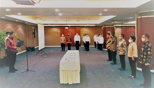 Kepala LKPP Lantik Pejabat PPT Madya di Lingkungan LKPP