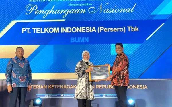 Telkom Raih Penghargaan Jadi Tempat Kerja Inklusif & Ramah Disabilitas Kemenaker RI