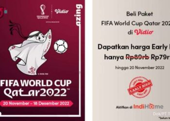 Kolaborasi IndiHome dengan Platform Vidio Siap Manjakan Penggemar FIFA World Cup 2022