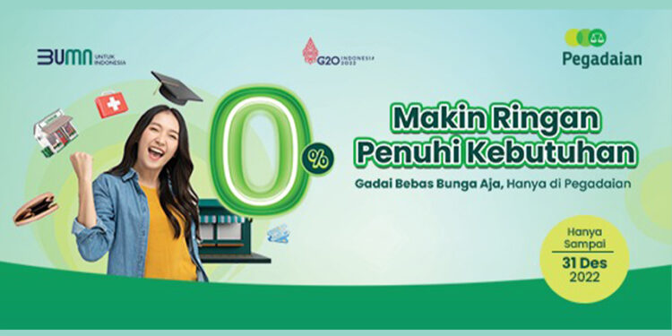 Pegadaian Naikkan Plafon Gadai 0% sampai Pinjaman Rp 2,5 Juta