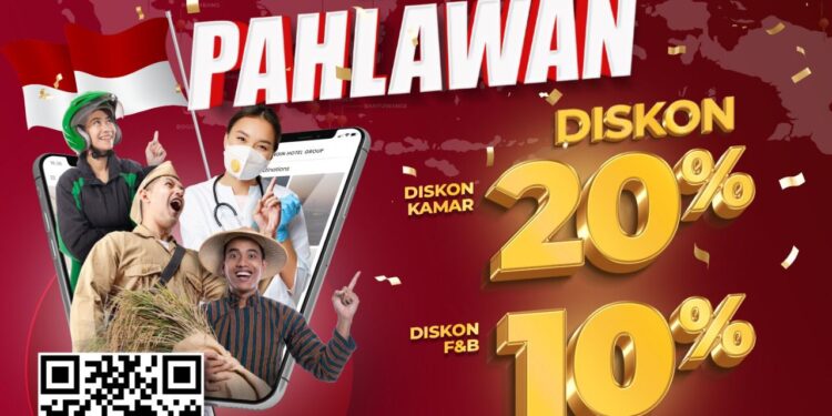 Peringati Hari Pahlawan, Waringin Hospitality Beri Promo Diskon Kamar dan Makan Minum