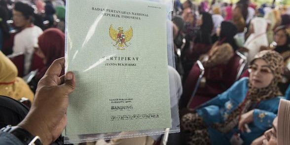 Program Sertifikat Massal di Jakarta Hanya Terealisasi 3.500 Warga 1 PTSL