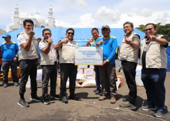 Jamkrindo Kembali Salurkan Bantuan Sembako, Sarana Prasarana, dan Layanan Trauma Healing Di Cianjur