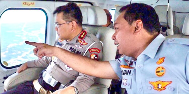 Pastikan keamanan NATARU, Jasa Raharja dan Korlantas Polri Pantau Lewat Udara dan Darat Kesiapan Operasi Lilin 2022 di Jawa Barat