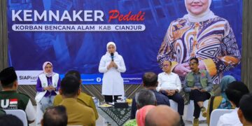 Galang Dana Dari Pegawai, Kemnaker Salurkan Bantuan untuk Korban Gempa Cianjur