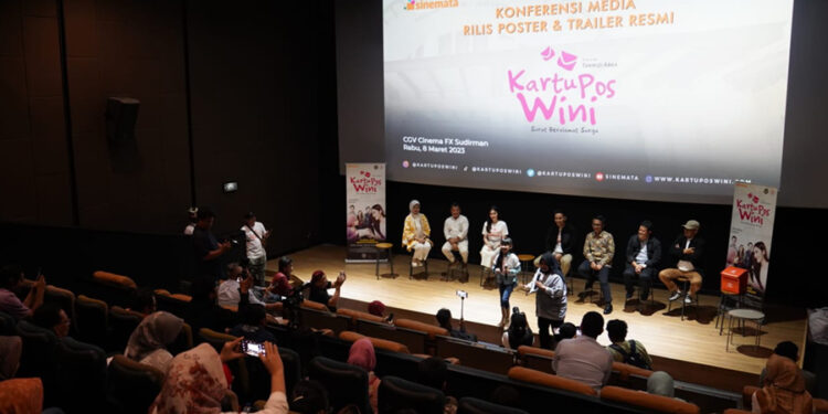 Peluncuran Poster dan Trailer Resmi Film Kartu Pos Wini 1 Pos Indonesia