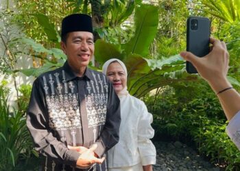 Hari Lebaran, Presiden Jokowi Silaturahmi dengan Wapres via Panggilan Video 3 Presiden Jokowi
